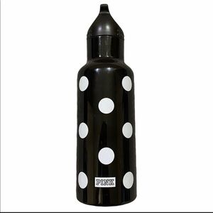 PINK polka dot water bottle